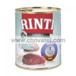 Konzerva Rinti Sensible kůň s rýží 800g