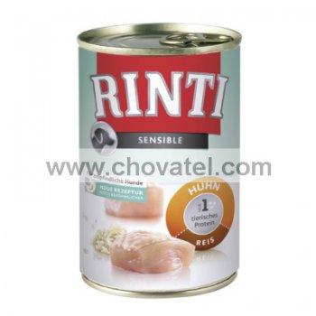 Konzerva Rinti Sensible kuřecí s rýží 400g