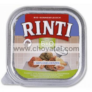 Vanička Rinti Bio drůbeží srdíčka 150g