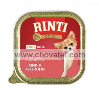 Vanička Rinti Gold hovězí s perličkou 100g