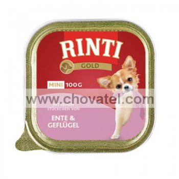 Vanička Rinti Gold kachna s drůbežím 100g