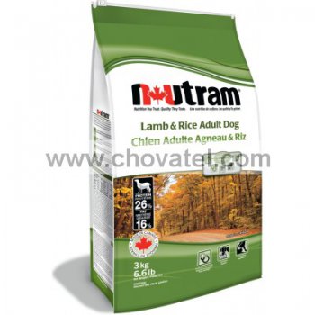 Nutram Adult Dog Lamb & Rice 3kg