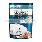 Gourmet Perle Duo kapsička s mořskou rybou a tuňákem 85g