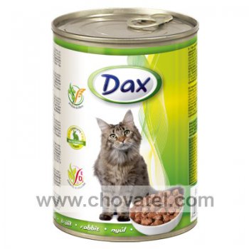 Dax králičí kousky - kočka 415g