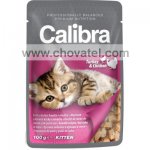 Calibra Cat kapsa Kitten krůtí a kuřecí v omáčce 100g