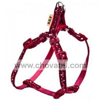Kšírky č.1, popruh HVĚZDIČKY 10mm bordo