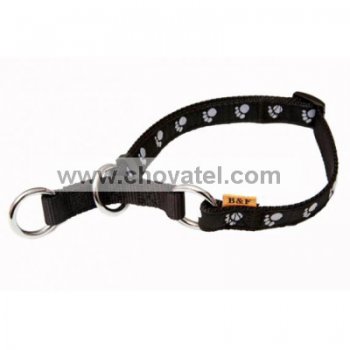 Obojek polostahovací, TLAPKY 25mmx38-62cm černá