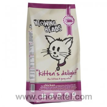 Meowing Heads Kittens Delight 250g