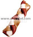 Rawhide - jerky pletenec malý 6cm