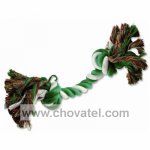 Uzel bavlněný zeleno-bílý 20cm, 2 knoty