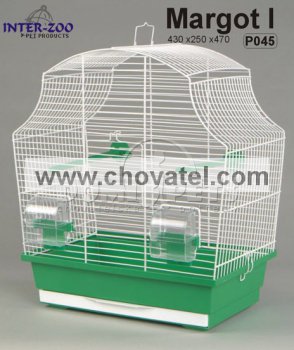 Klec MARGOT I chrom 43x25x47