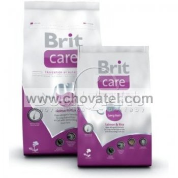 Brit Care Long Hair Salmon + Rice 2kg