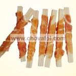 Snack - Plátky z tresky obalené kuřecím masem 250g