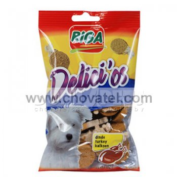 Riga Delicios měkký krůtí pamlsek 120g