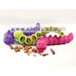 Hračka Dog Fantasy silikon červík světle zelený 17cm