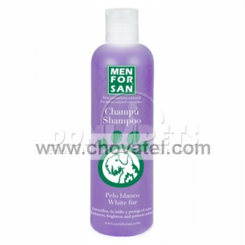 MenForSan Šampon pro zesvětlení bílé srsti 300ml