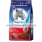 PreVital kočka 1,4kg hovězí se zeleninou