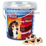 Soft Snack Happy Hearts - srdíčka jehněčí s rýží 500g kyblík