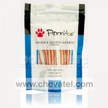 Perrito Chicken & Pollock Sandwich 100g