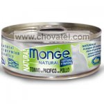 Monge Natural tuňák s kuřecím masem pro kočky 80g