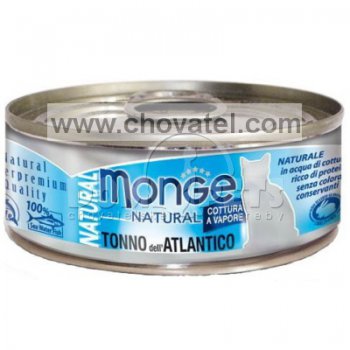 Monge Natural atlantický tuňák pro kočky 80g