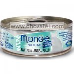 Monge Natural mořské plody s kuřecím masem pro kočky 80g