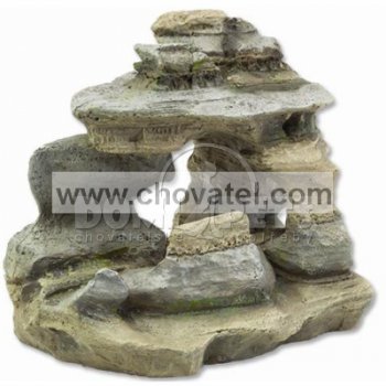 Dekorace Aqua Excellent Kámen vrstva 19,4cm