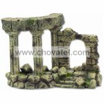 Dekorace Aqua Excellent Zřícenina hradu 13cm sloupy