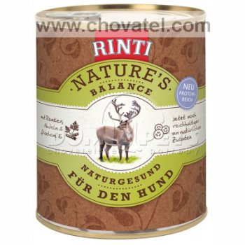 Konzerva RINTI Nature‘s Balance sob+těstoviny+vejce 800g