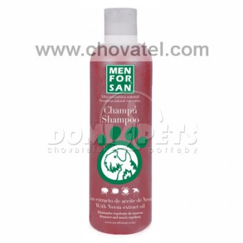 MenForSan Přírodní repelentní šampon s nimb. olejem 300ml