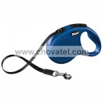 Vodítko Flexi Classic 3 (M-L) 5m/35kg pásek NEW modrá