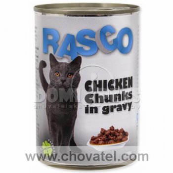 Konzerva Rasco kuřecí kousky ve šťávě 400g cat