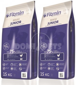 Fitmin Maxi Junior 2 x 15kg SLEVA -200,-Kč