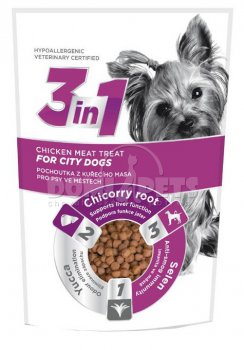3in1 pochoutka pro City psy 100g