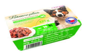Bravo Plus vanička s jehněčím masem 325g