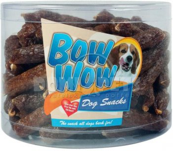 Bow Wow Klobásy Jelly kuřecí játra + rýže 1ks