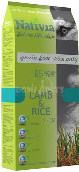 Nativia Dog Lamb & Rice 15kg
