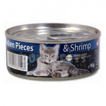 Ontario Junior Chicken Pieces + Shrimp 95g