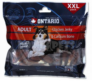 Ontario Snack Chicken Jerky + Calcium 500g