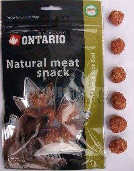 ONTARIO pochoutka Chicken Rice Ball 70g