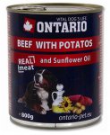 ONTARIO konzerva Beef, Potatos, Sunflower Oil 800g