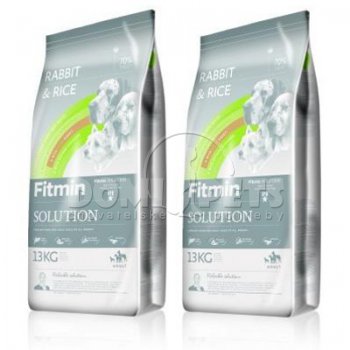 Fitmin Dog Solution Rabbit & Rice 2 x 13kg