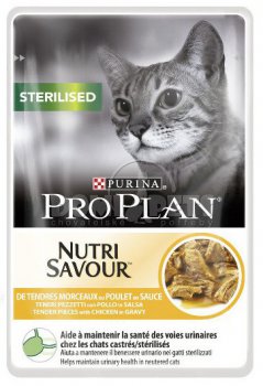 Purina Pro Plan Cat Sterilised kuřecí kapsička 85g