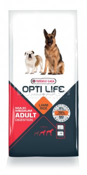 Opti Life Adult Digestion Medium & Maxi 12,5kg