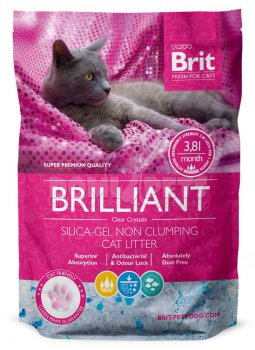Brit Care podestýlka Brilliant Silica-gel 8 x 7,6l
