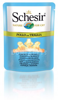 Schesir Cat Broth Pouch Chicken/Mullet 70g