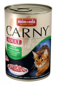 Animonda Carny Adult - hovězí, krůta a králík 400g
