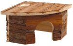Domek SA Rohový dřevěný s kůrou 22x22x13cm