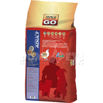 Dry MACs Dog GO - Kuře a rýže 12kg