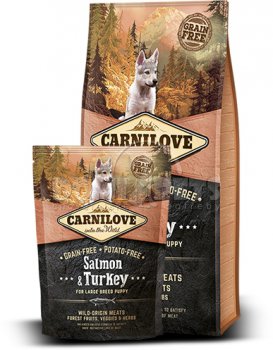 CARNILOVE Salmon & Turkey for Large Breed Puppy 12kg